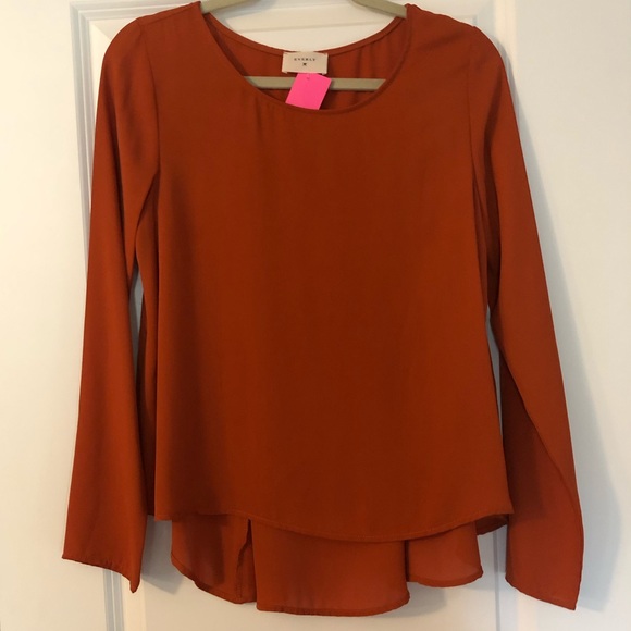Rust colored blouse - Picture 1 of 4
